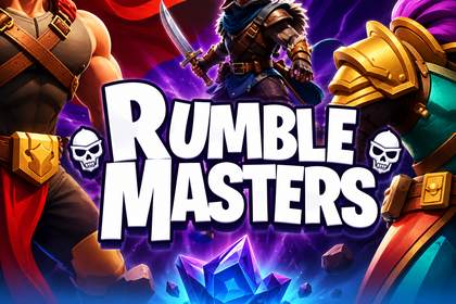 Rumble Masters Online Slot Logo