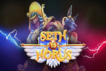 Seth vs Horus Online Slot Logo