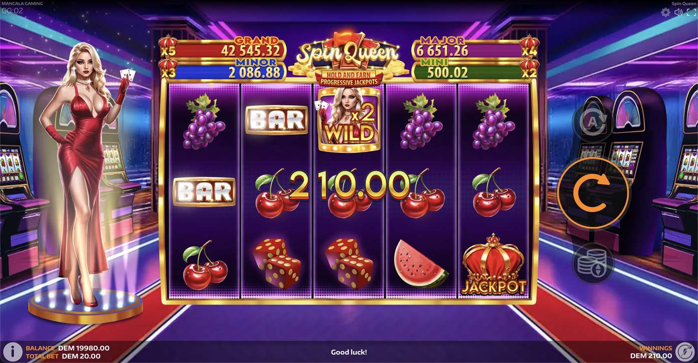 Spin Queen: image of winning