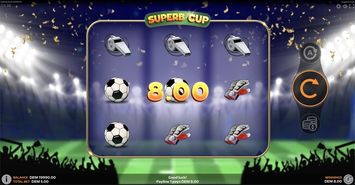 Superb Cup: image of winning