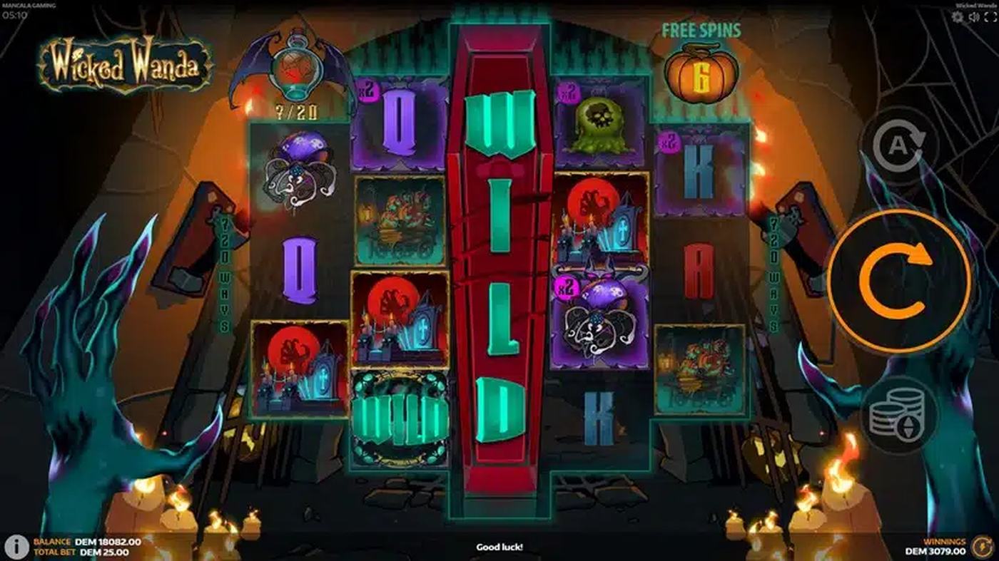 Wicked Wanda: image of main menu