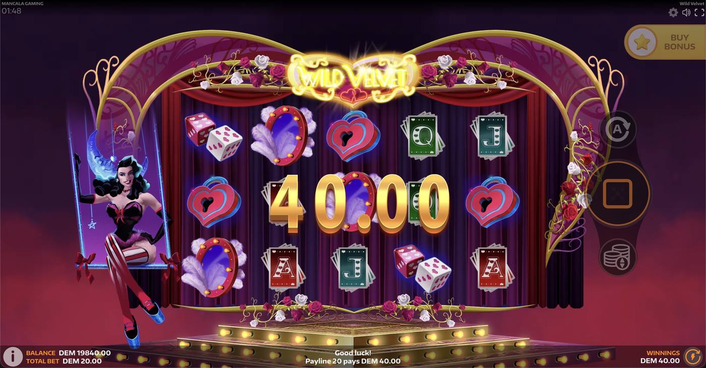 Wild Velvet: image of winning