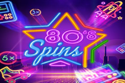 80's Spins Online Slot Logo