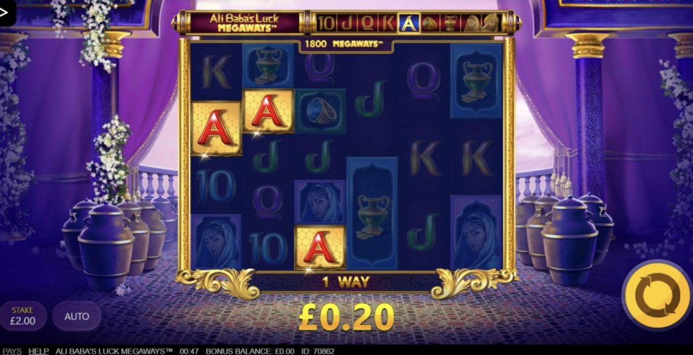 Ali Baba's Luck Megaways: image of winning