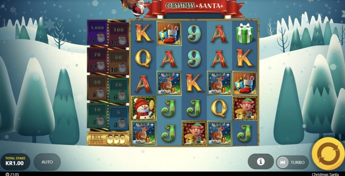 Christmas Santa: image of main menu