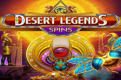 Desert Legends Spins Online Slot Logo