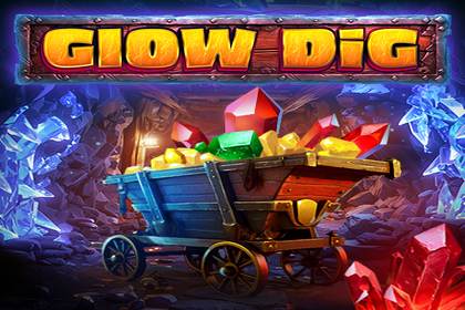 Glow Dig Online Slot Logo