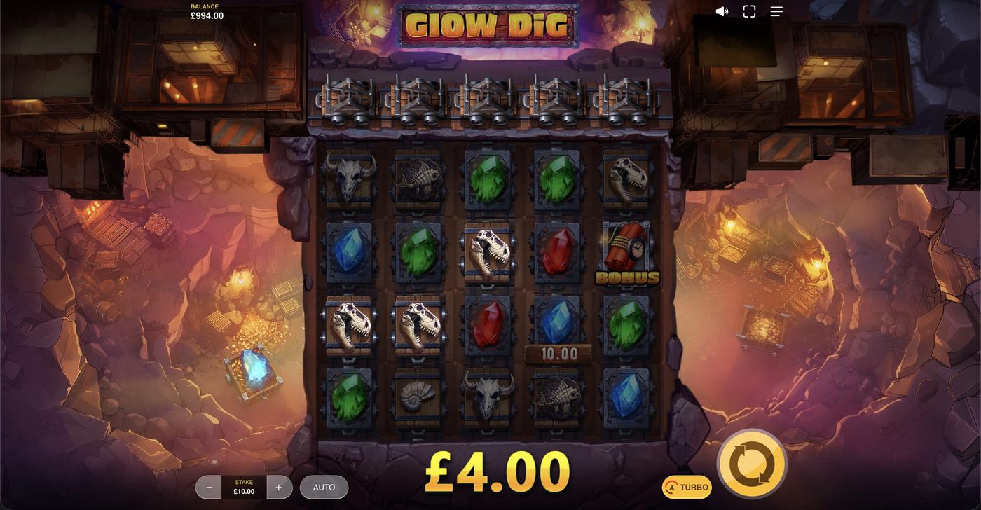 Glow Dig: image of winning
