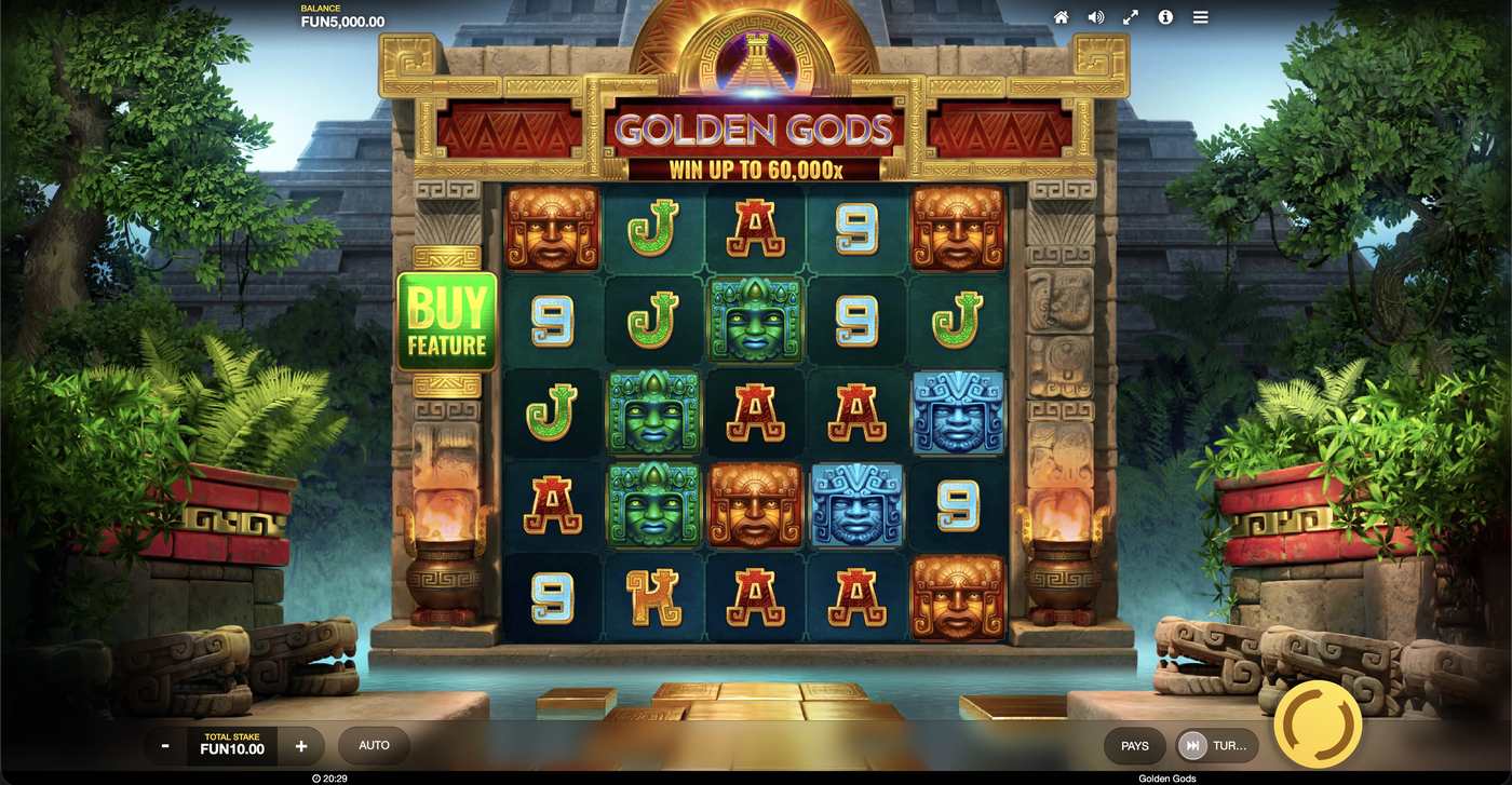 Golden Gods: image of main menu