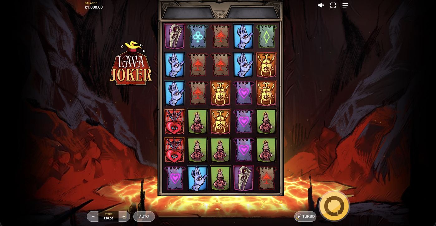 Lava Joker: image of main menu