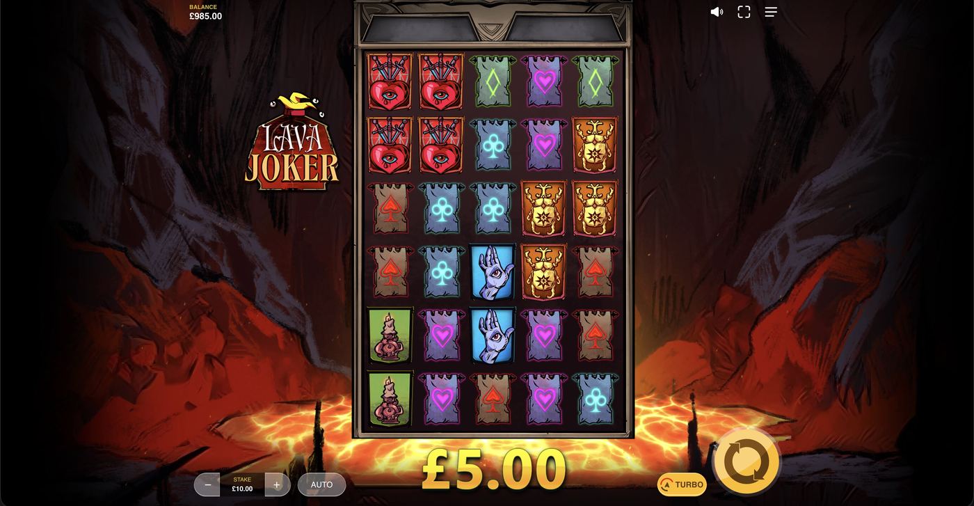 Lava Joker: image of winning