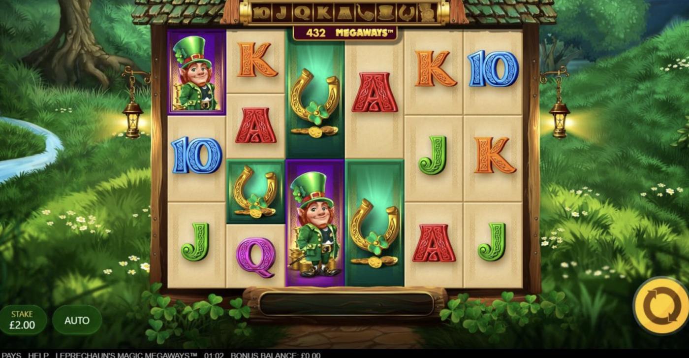 Leprechaun's Magic Megaways: image of main menu