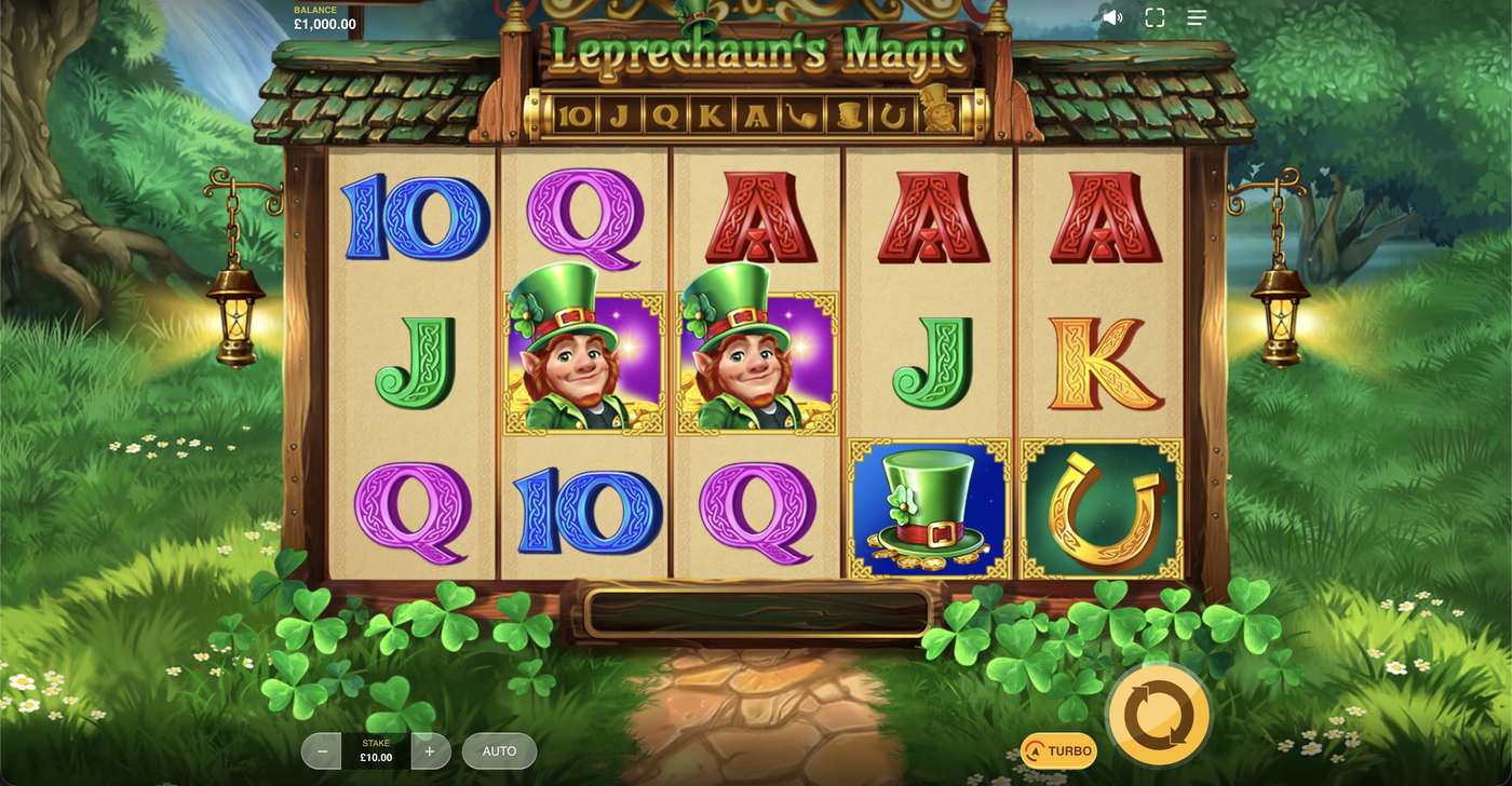 Leprechaun's Magic: image of main menu