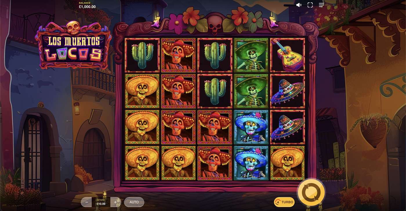 Los Muertos Locos: image of main menu