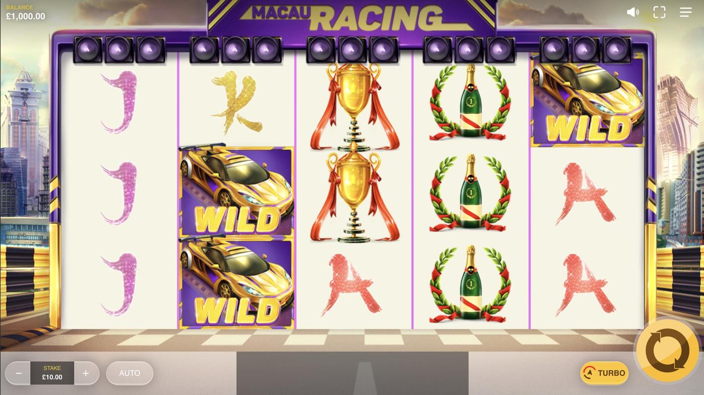 Macau Racing: image of main menu