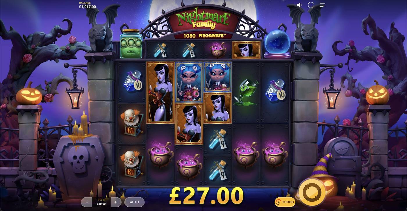 Nightmare Family Megaways: image of winning