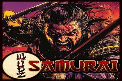 Samurai Wildz Online Slot Logo
