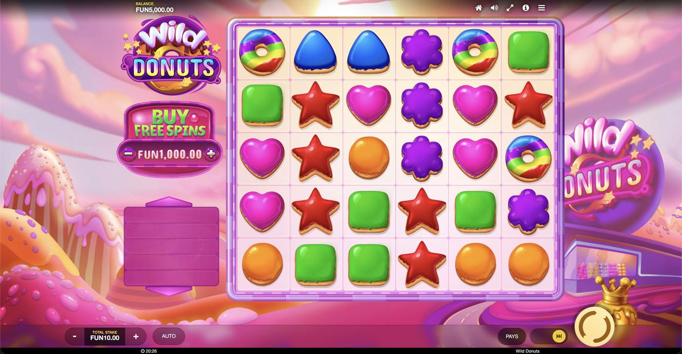 Wild Donuts: image of main menu