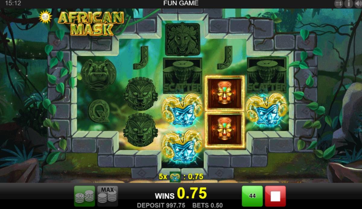 African Mask: image of winning