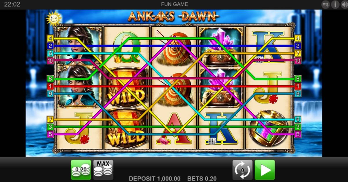 Ankaa's Dawn: image of main menu