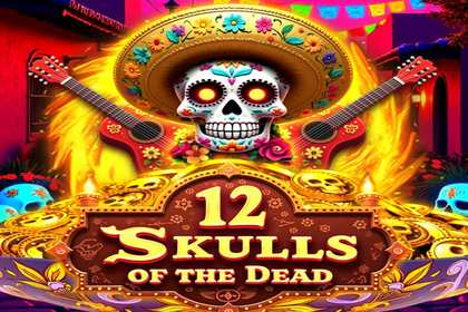 12 Skulls of the Dead Online Slot Logo