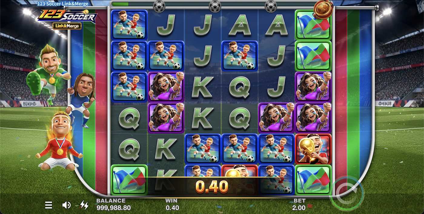 123 Soccer Link&Merge: image of winning