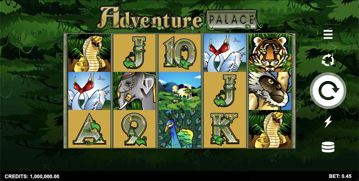 Adventure Palace: image of main menu