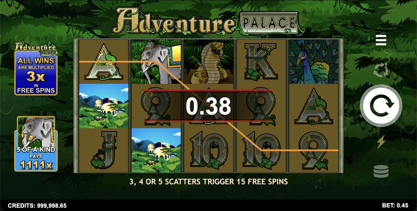 Adventure Palace: image of winning