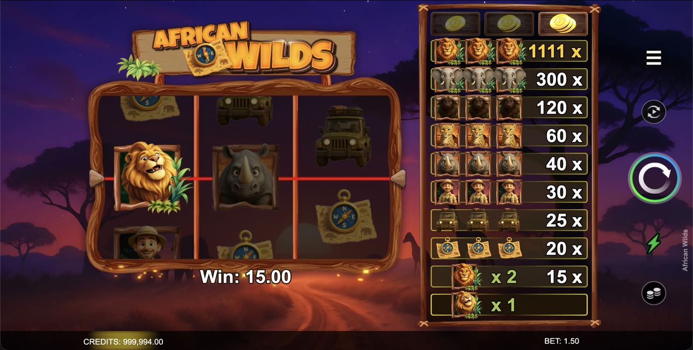 African Wilds: image of winning