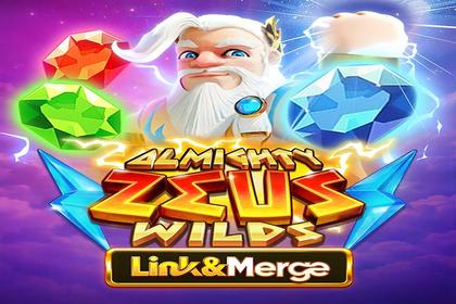 Almighty Zeus Wilds Link&Merge Online Slot Logo