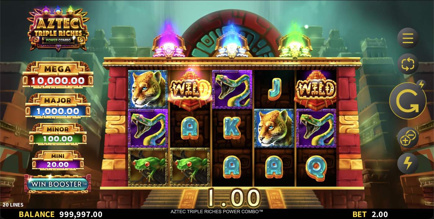 Aztec Triple Riches Power Combo: image of winning