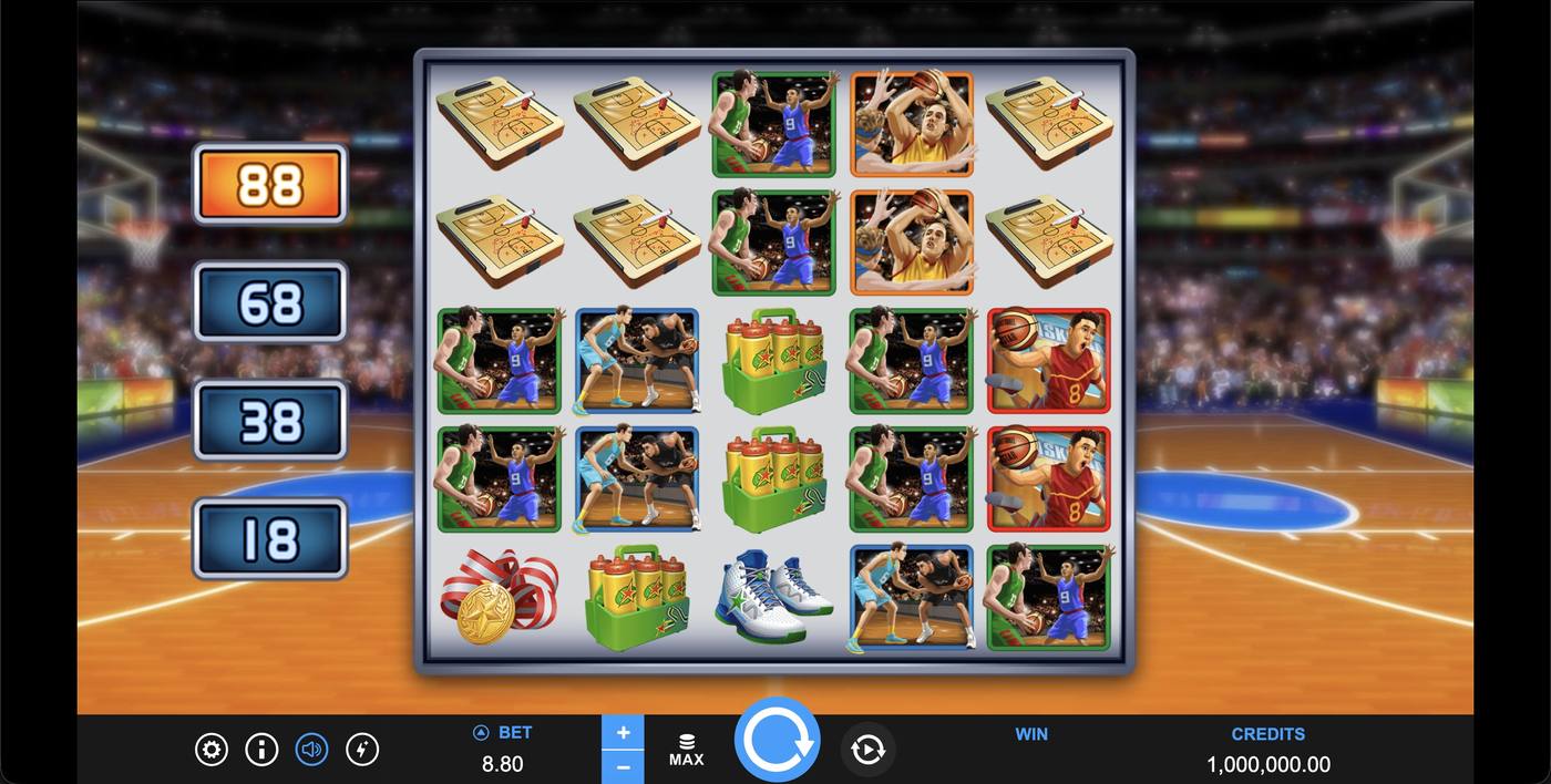 Basketball Star Deluxe: image of main menu