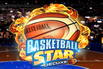 Basketball Star Deluxe Online Slot Logo