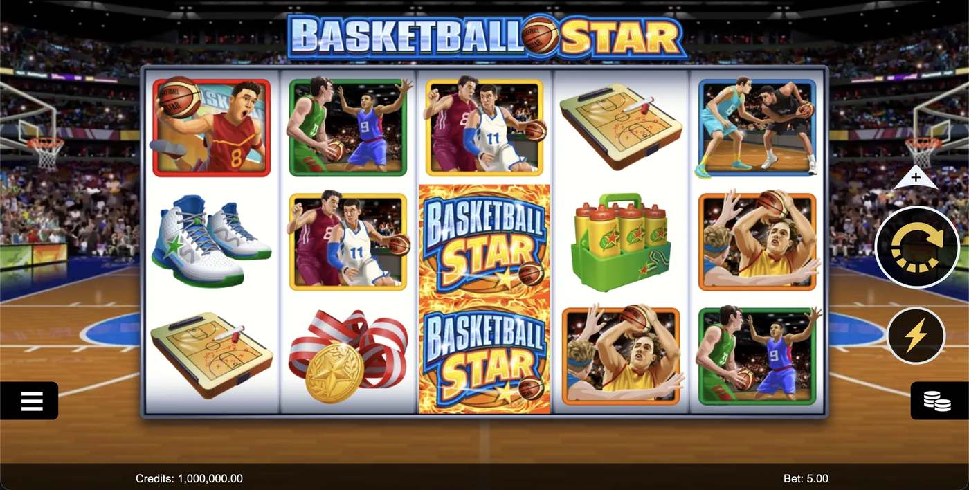 Basketball Star: image of main menu