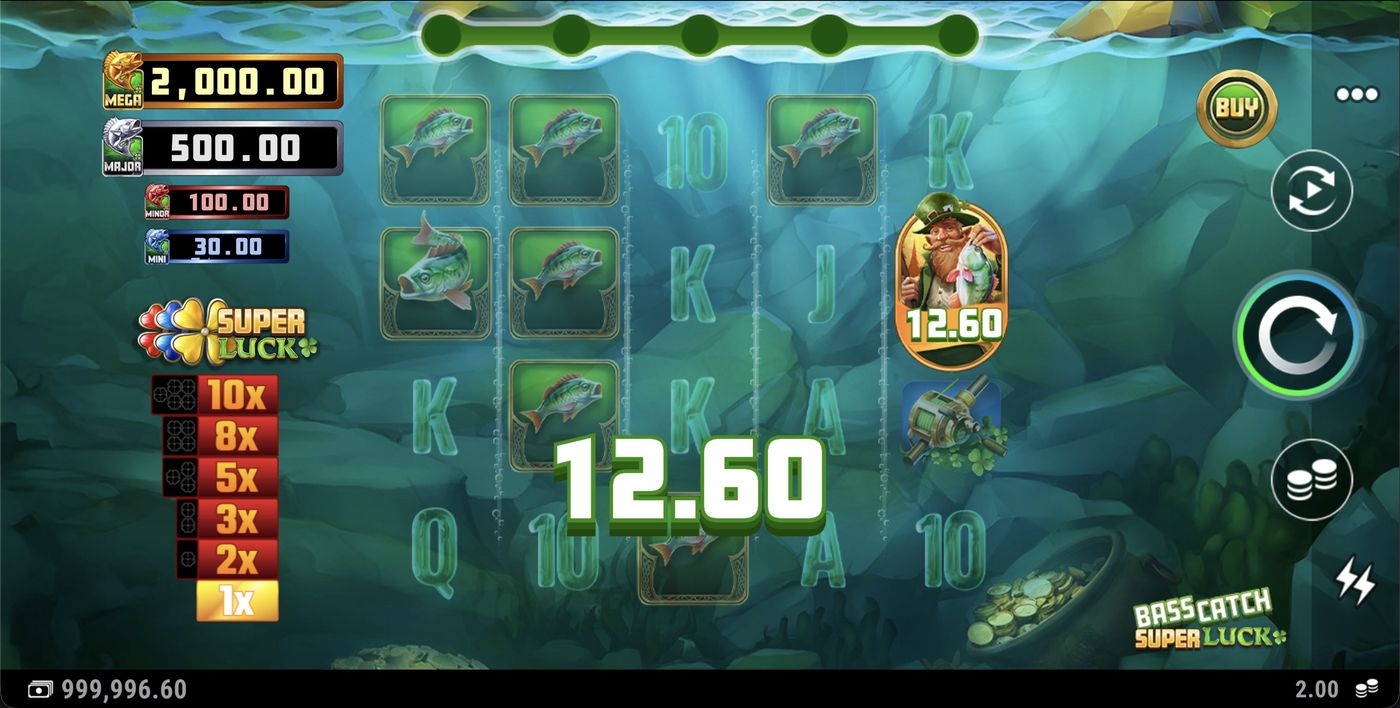 Bass Catch SUPER LUCK: image of winning