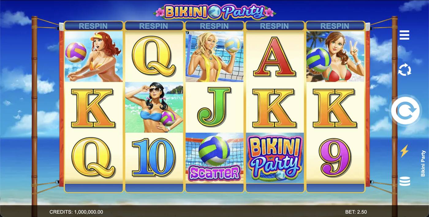 Bikini Party: image of main menu