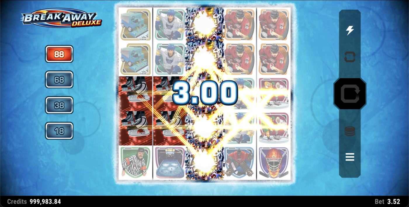 Break Away Deluxe: image of winning