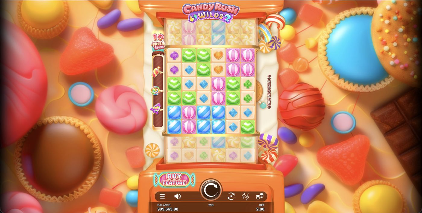 Candy Rush Wilds 2: image of main menu