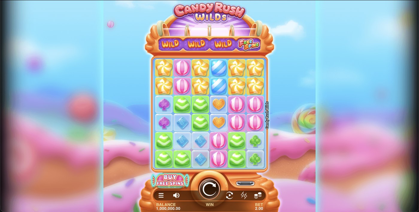 Candy Rush Wilds: image of main menu
