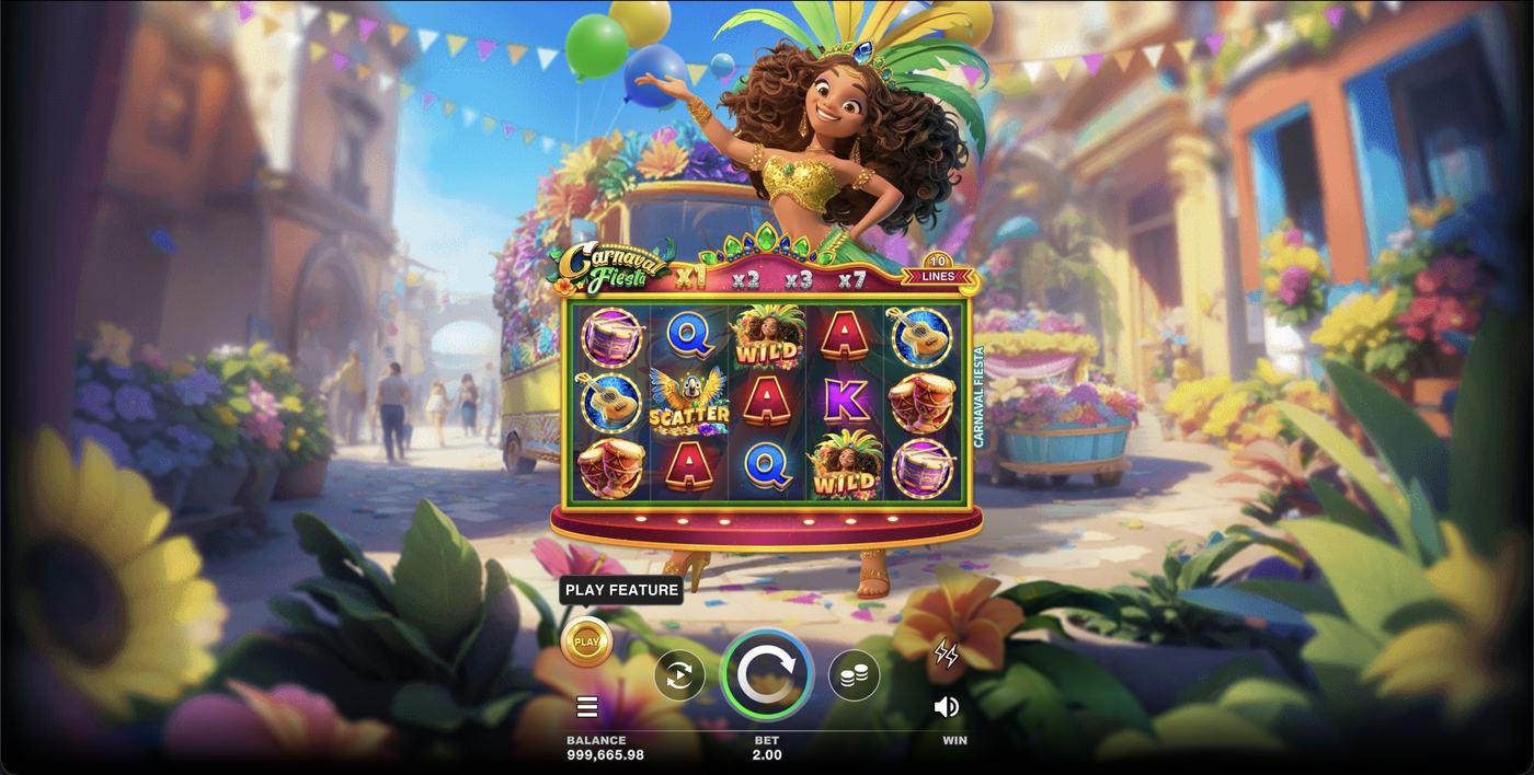 Carnaval Fiesta: image of main menu