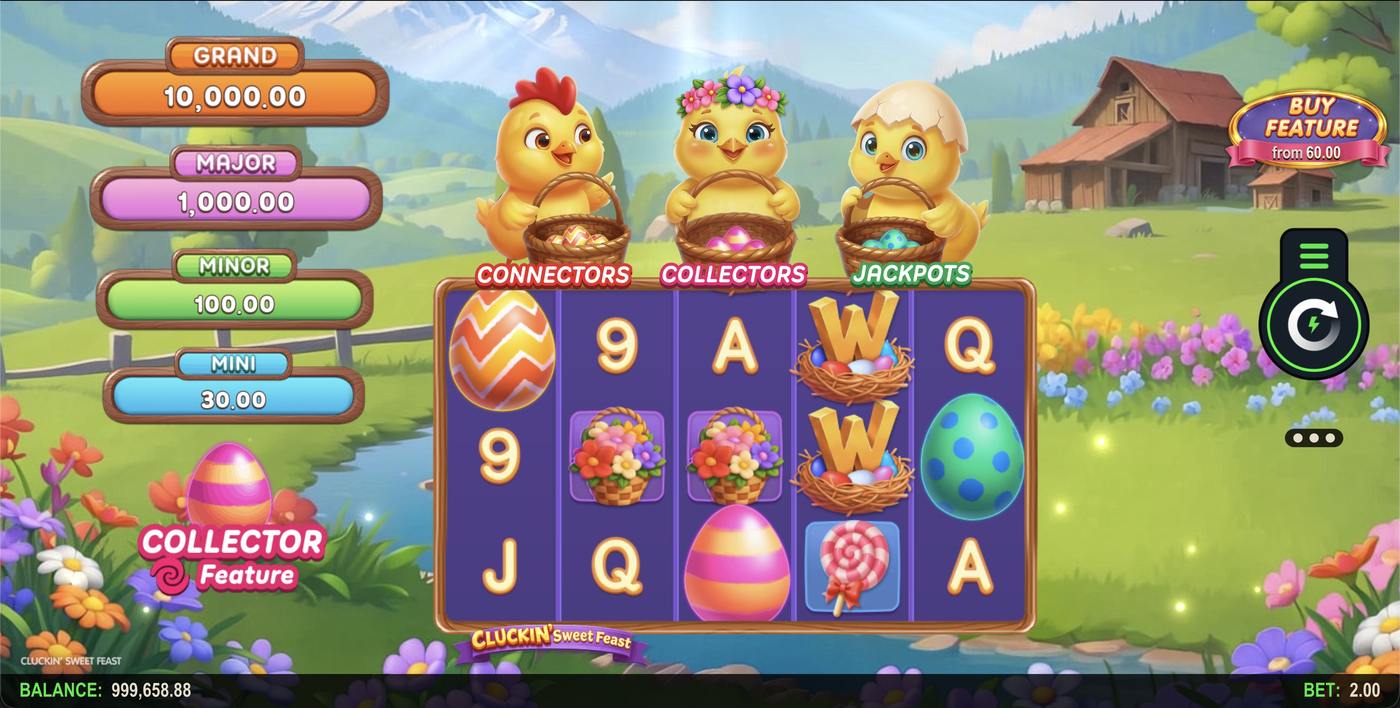 Cluckin’ Sweet Feast: image of main menu