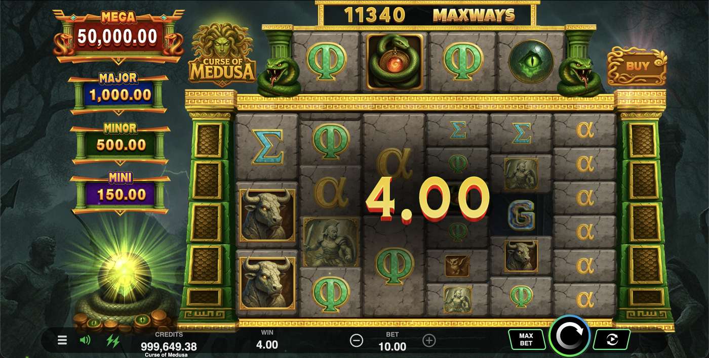 Curse of Medusa: image of winning