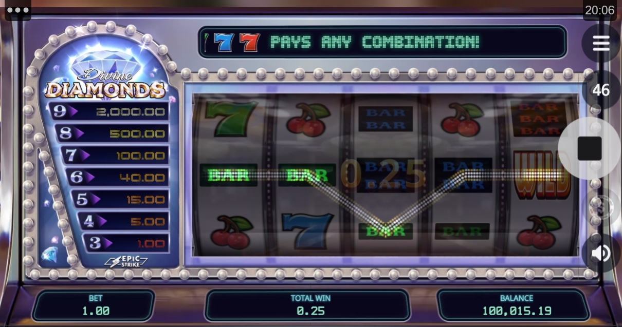 Divine Diamonds: image of winning