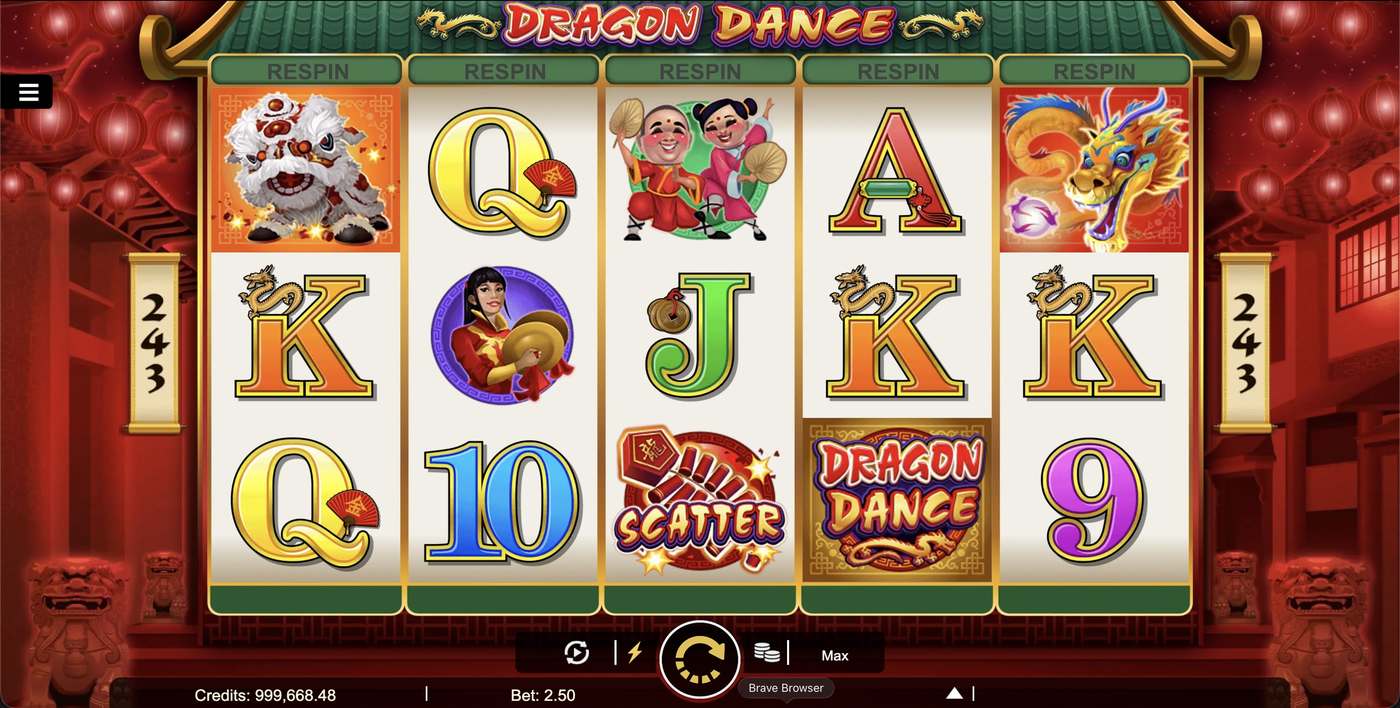 Dragon Dance: image of main menu