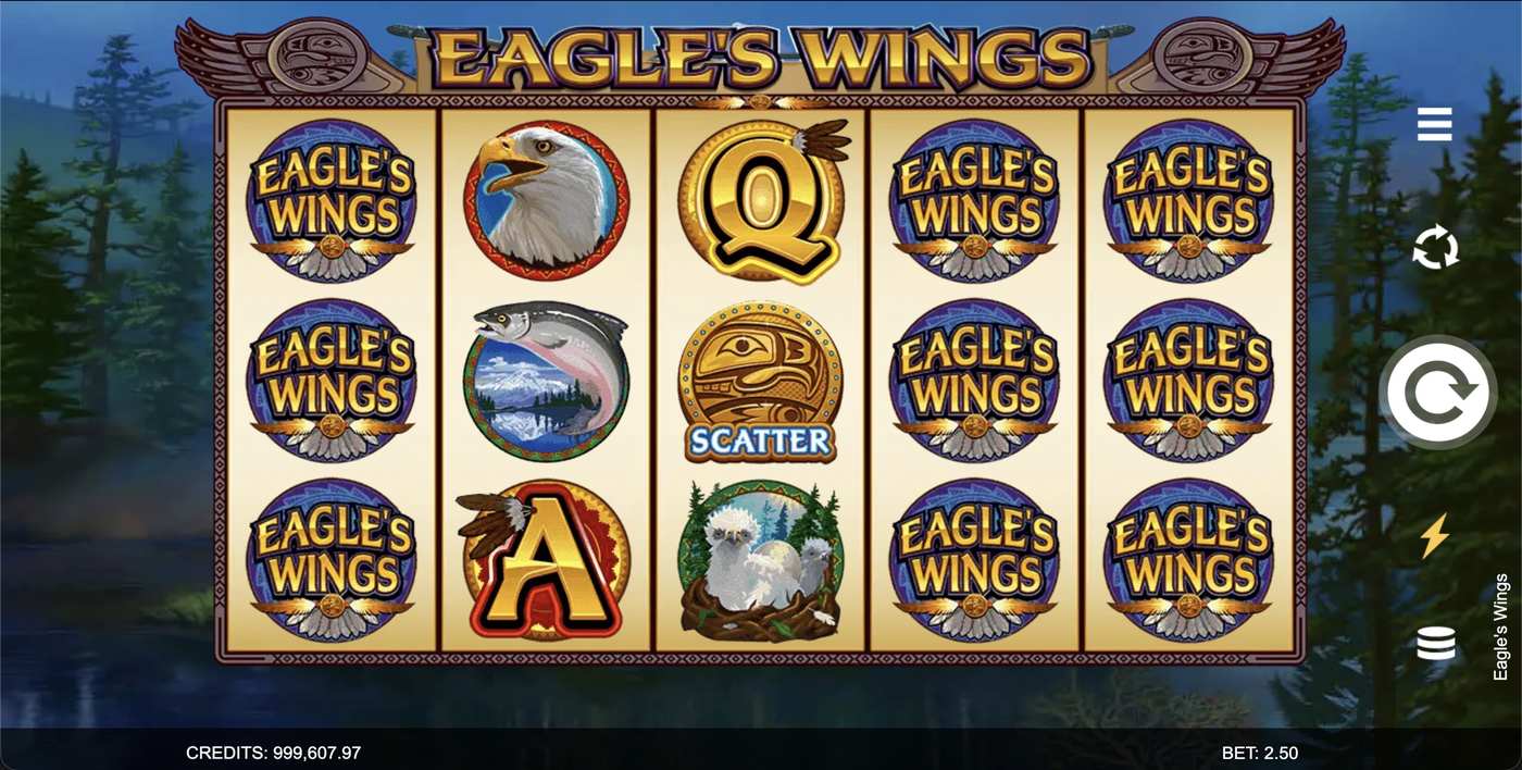 Eagle’s Wings: image of main menu