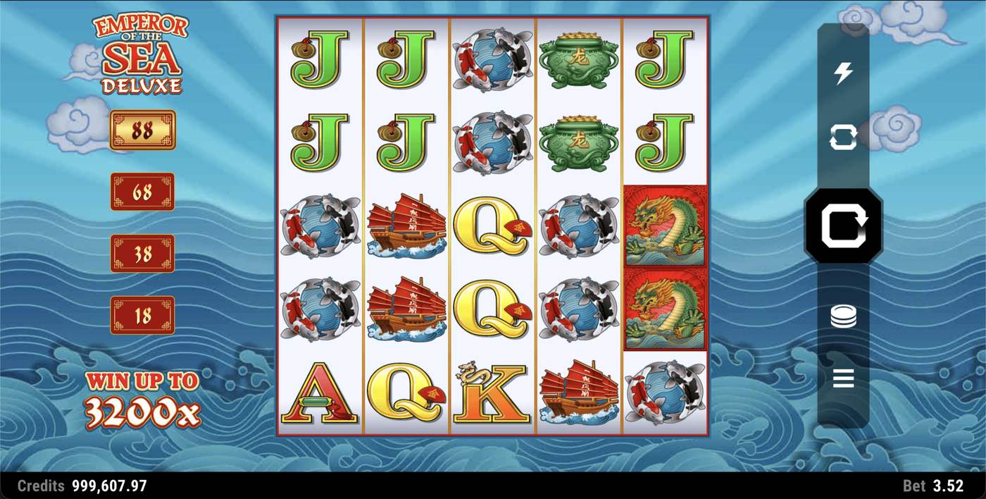 Emperor of the Sea Deluxe: image of main menu