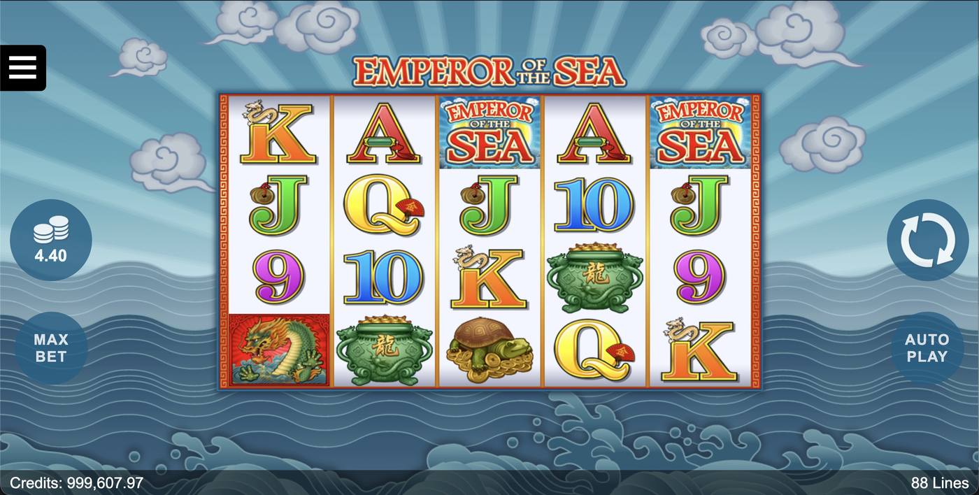 Emperor of the Sea: image of main menu