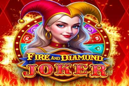 Fire and Diamond Joker Online Slot Logo