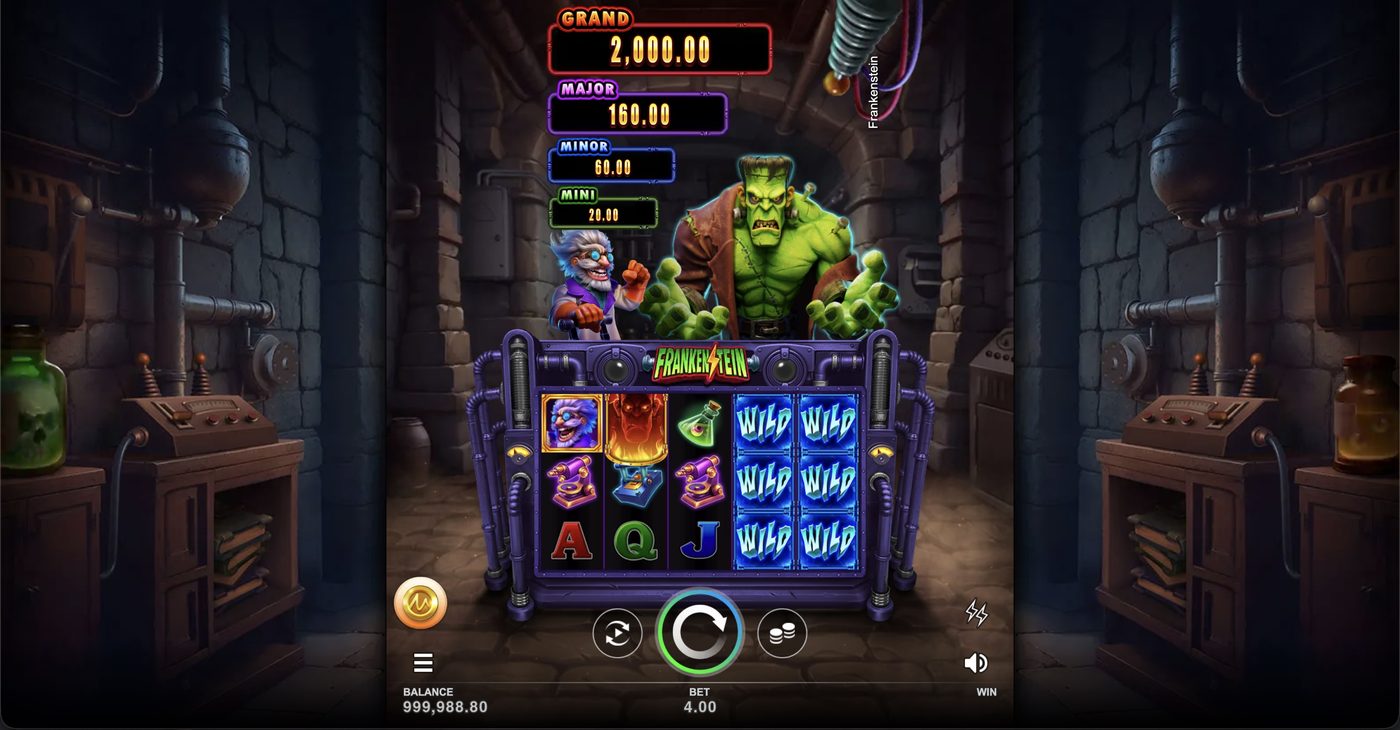 Frankenstein: image of main menu