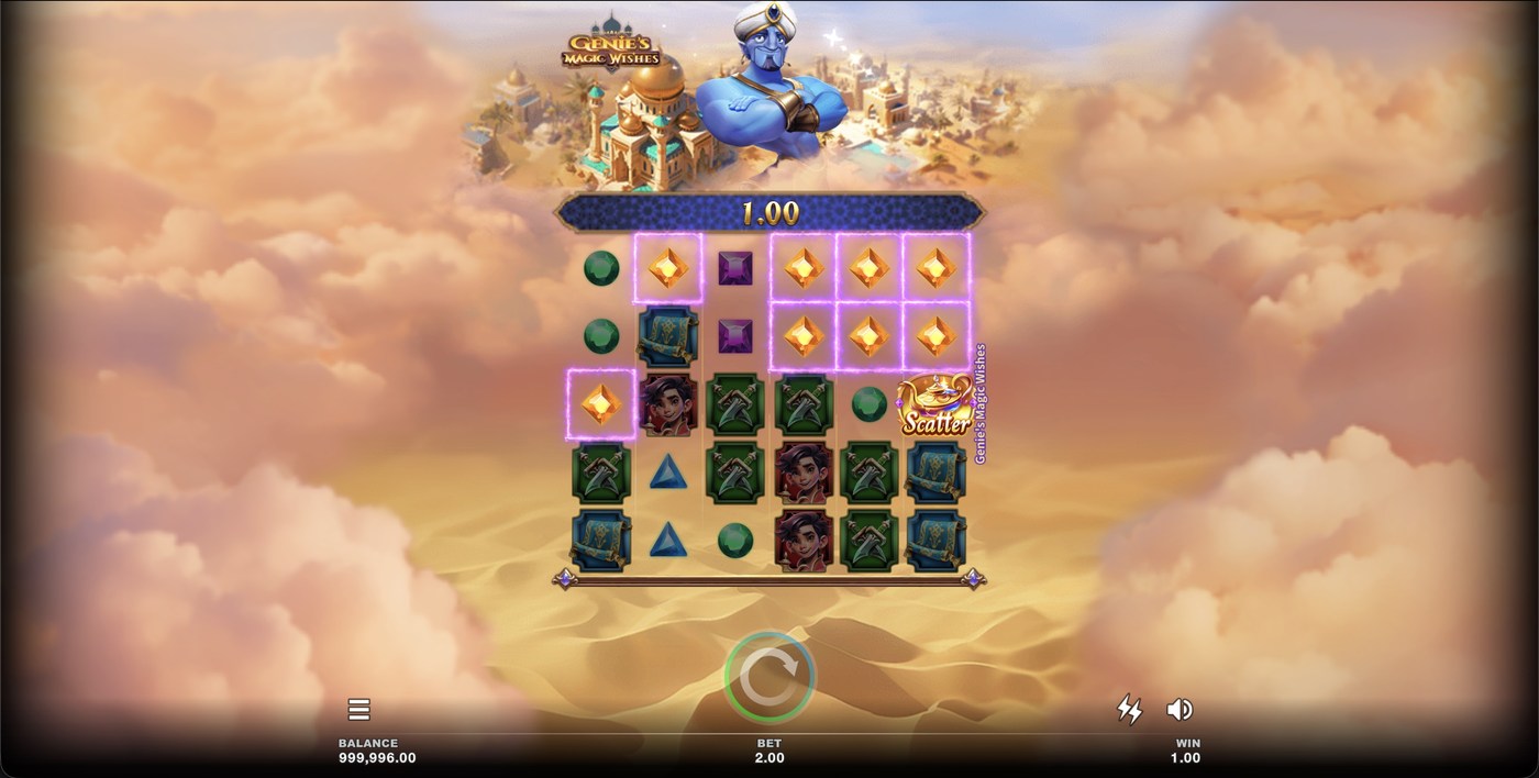 Genie’s Magic Wishes: image of winning